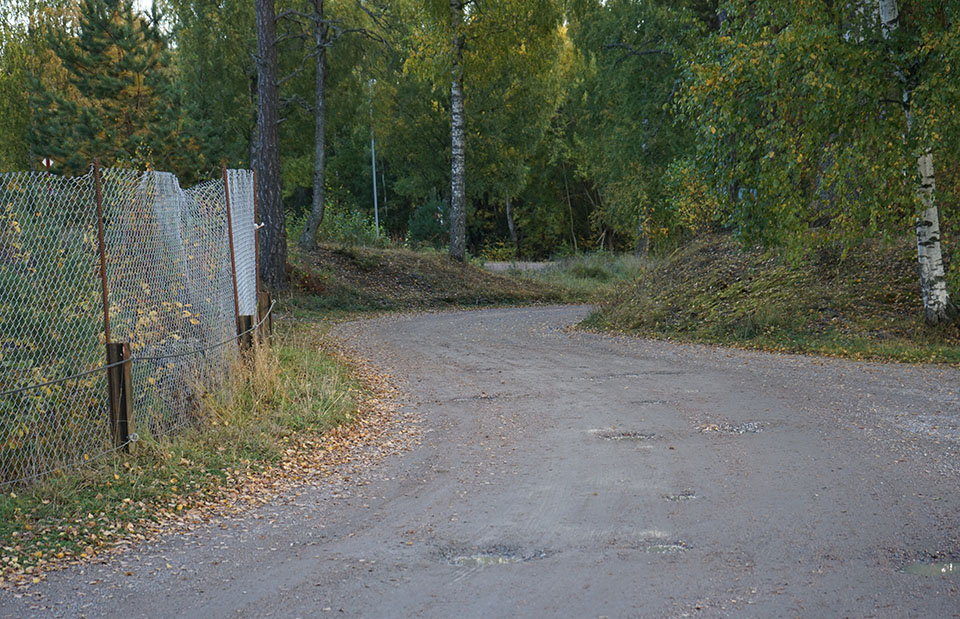 Foto på Södra infartsvägen i riktning mot Västeråsleden